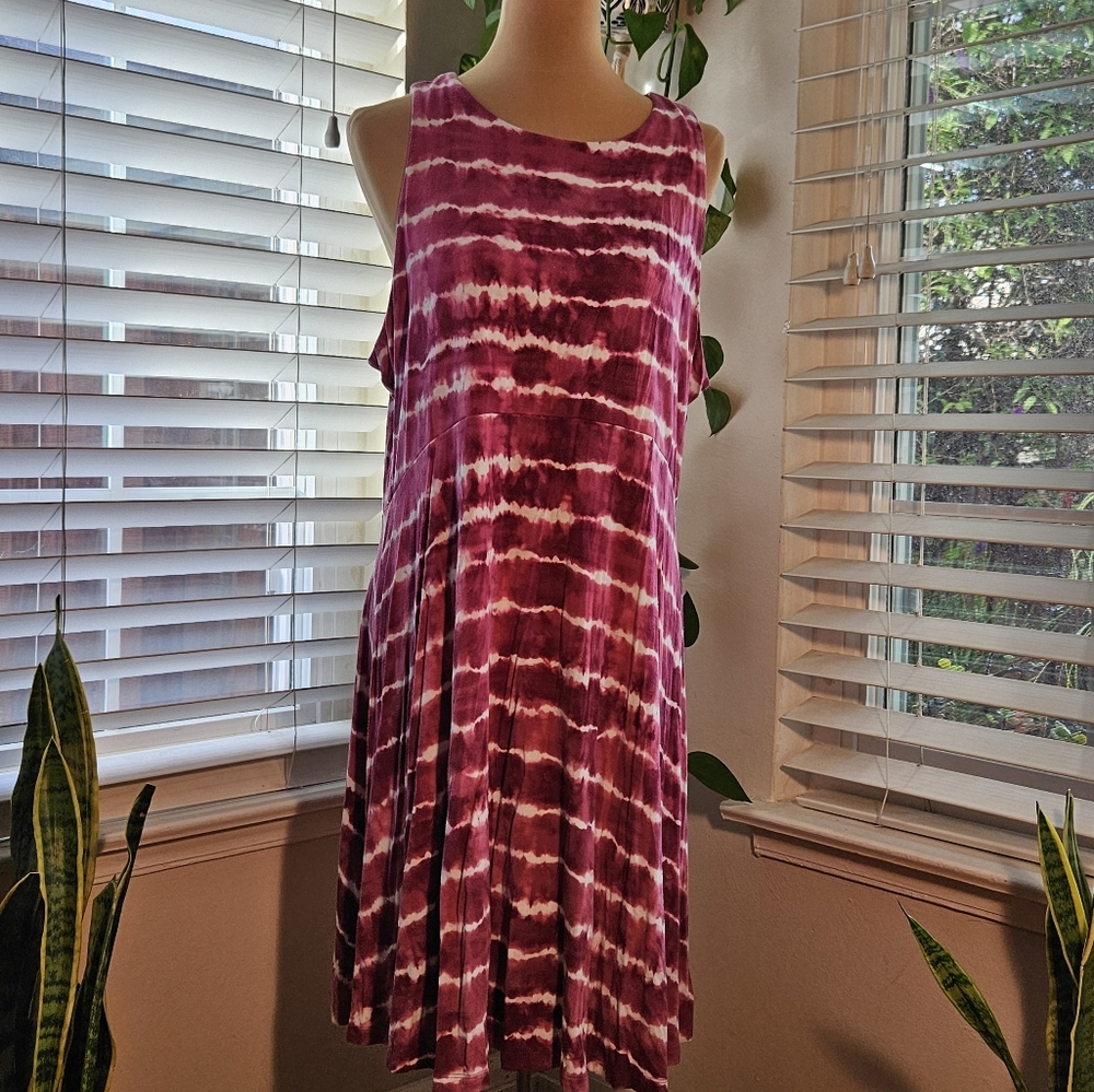 Athleta Santorini Tie Dye Dress